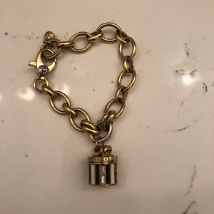 Henri Bendel bracelet with gift charm.